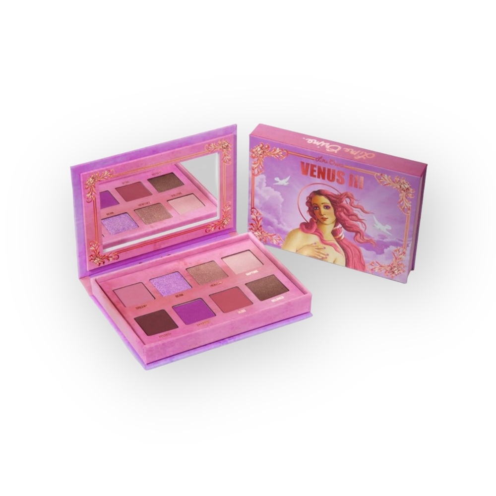new Lime Crime ᯾ Venus 3 Eyeshadow Palette ᯾ 8 Shades ᯾ Matte Foil Sparkle Metal